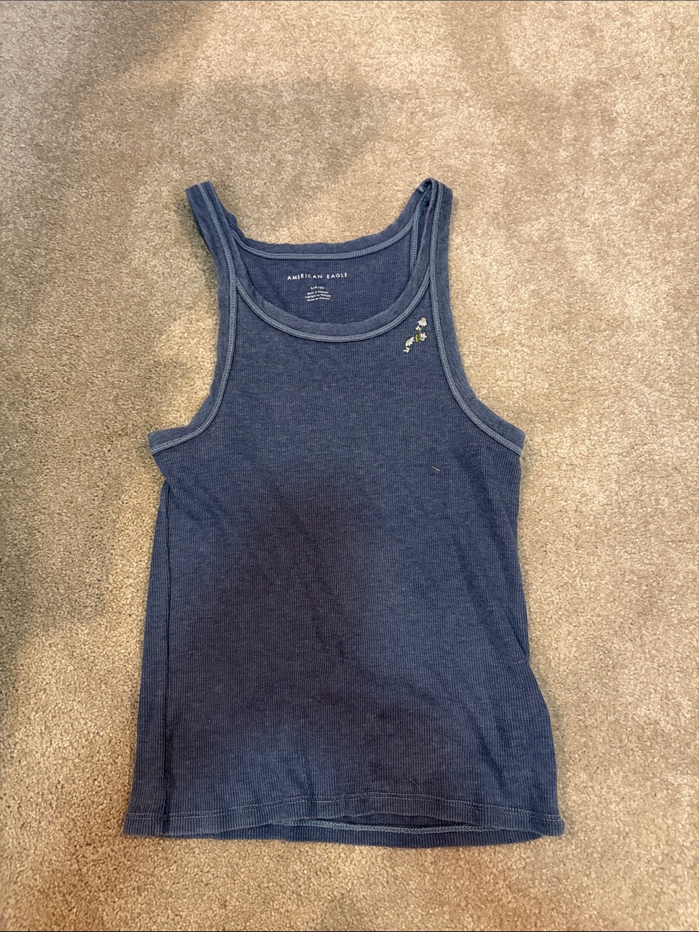 American Eagle Outfitters and Aerie Tank Top Set -Pink, Peach, Navy & Light Blue - Picture 5 of 5